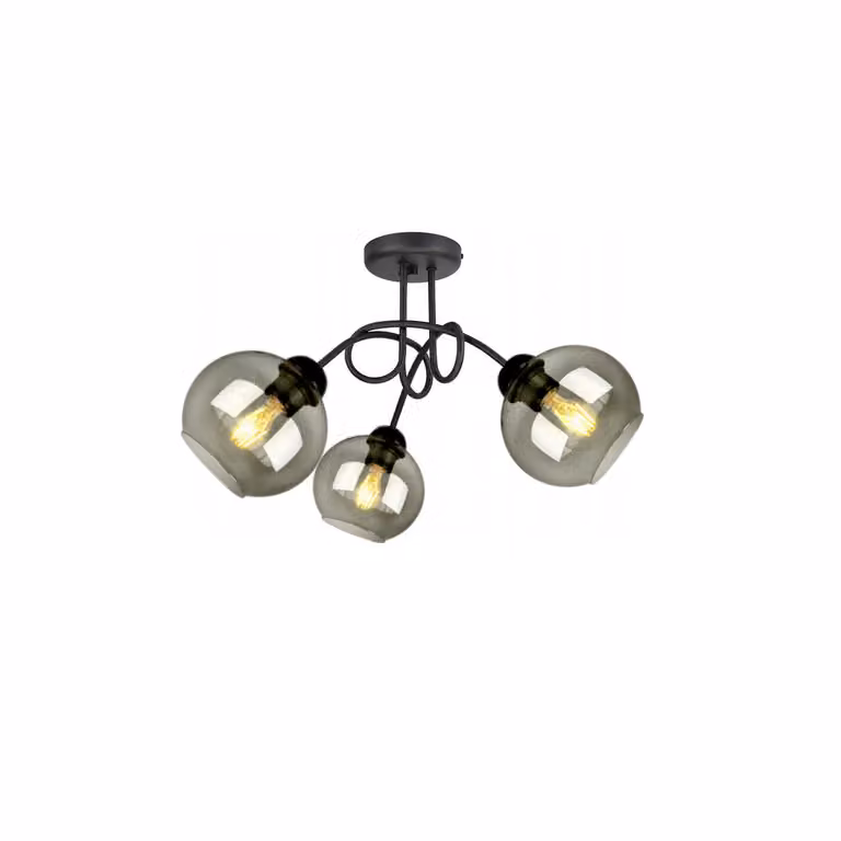 Lampada da soffitto Lampada a sospensione Ball Nero Grigio Bianco (N100-DZ3R)