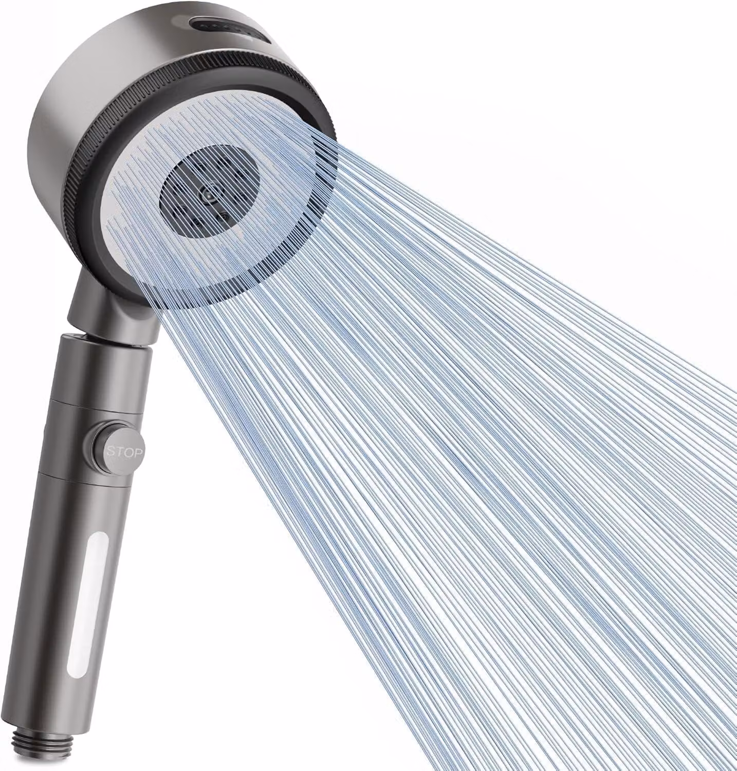 Doccia con filtro, 6 tipi di getto, rotazione a 360°, con funzione di pausa on/off, ideale per la cura della pelle e dei capelli