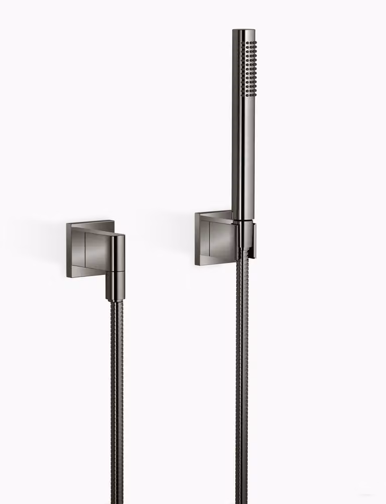 Garniture de douche flexible Dornbracht avec rosaces individuelles, 27808980-19, 27808980-19