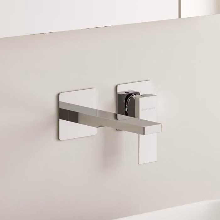 Kronenbach Quara 3.0: Miscelatore monocomando da parete per lavabo, con estensione di 15 cm
