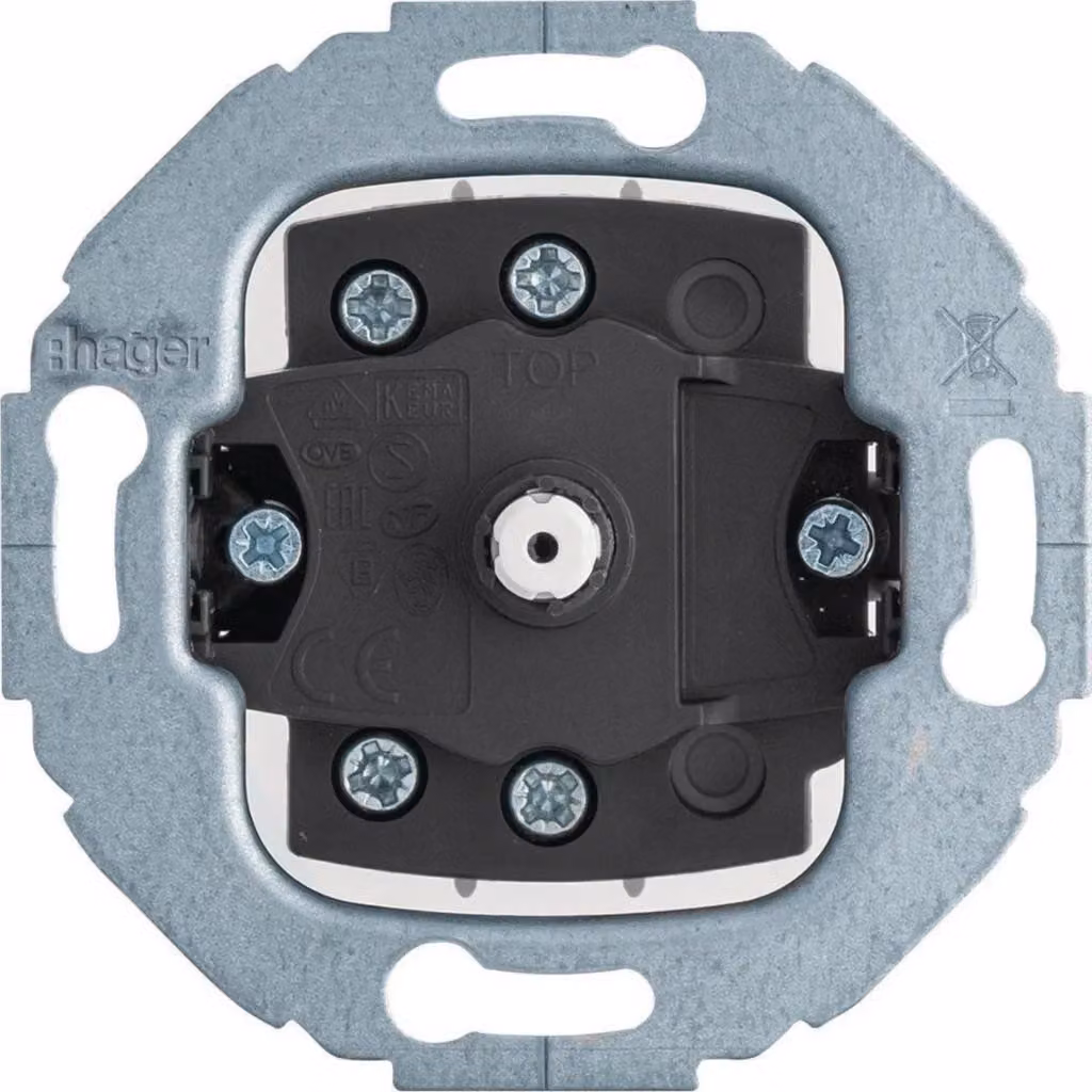 Hager WDE387603 Interruttore rotante on/off e commutatore, incasso