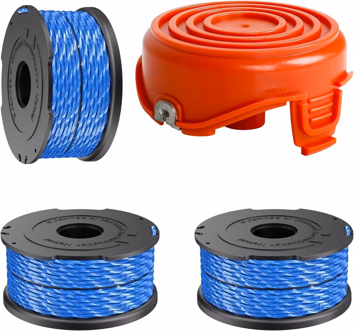 Bobina di filo di nylon di ricambio, diametro 1,65 mm, lunghezza 12,2 metri, per tagliaerba, accessori per il giardinaggio