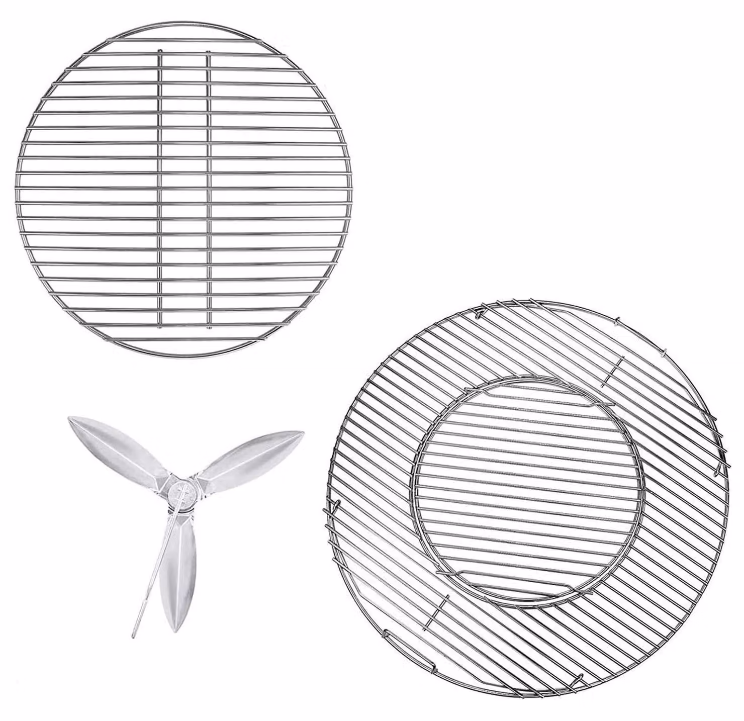 Solidchoice - Kit di ricambi per barbecue a carbone, con rotore, compatibile con Weber 57 cm - Accessori