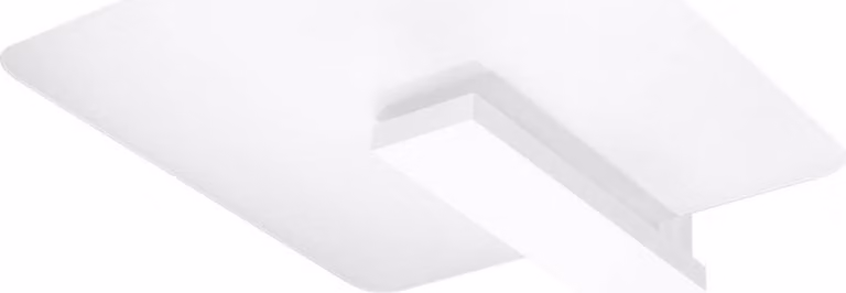 Lampada a soffitto LAPPO bianco 2xE27 15W legno/vetro 47.5x14x40cm Sollux Lighting