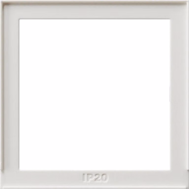 Cornice adattatrice Gira, TX_44, per Sys55 Comp., bianco puro, 1 pz.