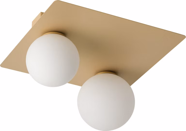 Lampada da soffitto Argon oro-bianca 2xG9x12W in metallo, dimensioni: 19x33x33 cm, IP20, Sigma Lighting