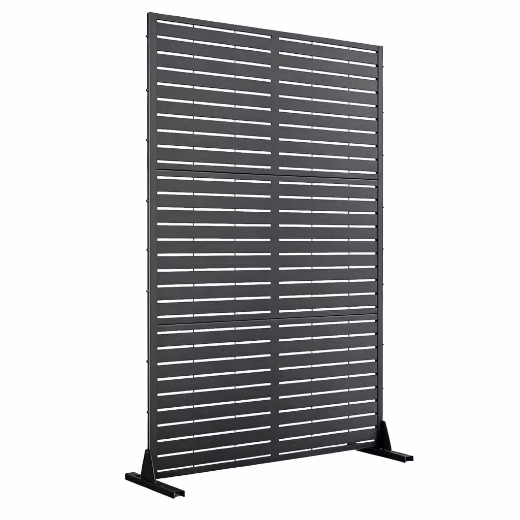 Pannello Divisorio Nodepp CASA.PRO in Acciaio Zincato Antracite L: 120 cm, H: 180 cm – 2