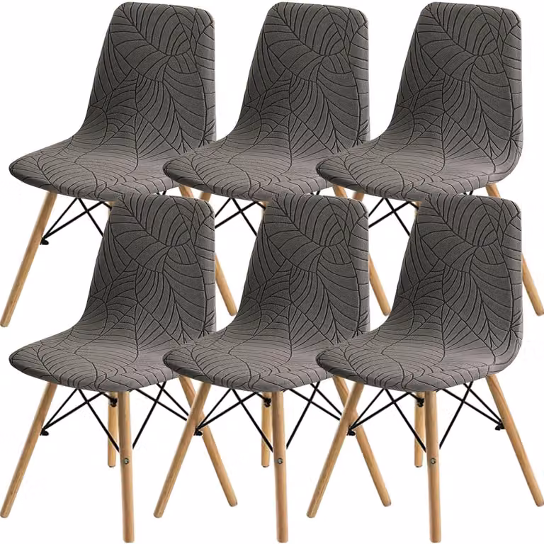 Set di sedie da pranzo moderne per 2/4/6 persone - Sedie con schienale confortevole