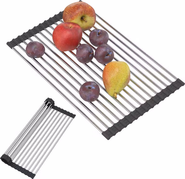 Granitan - Tappetino avvolgibile per lavello - Tappetino per lavello - avvolgibile - acciaio inossidabile - Accessori da cucina