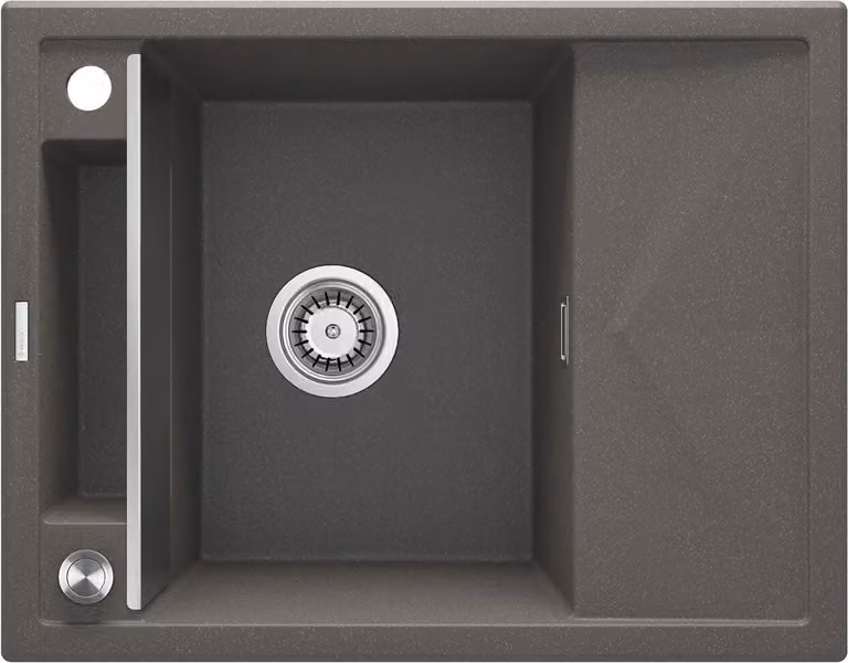 1-bowl magnetic granite sink with drainer