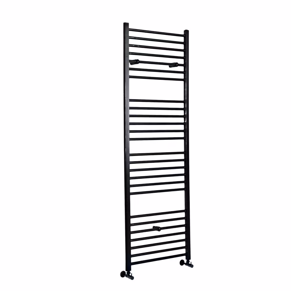 Scaldasalviette Piatto Nero - Termoarredo Bagno - 820W - 1800 x 600mm - Nox