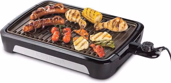 Barbecue senza fumo con temperatura regolabile e parti lavabili in lavastoviglie