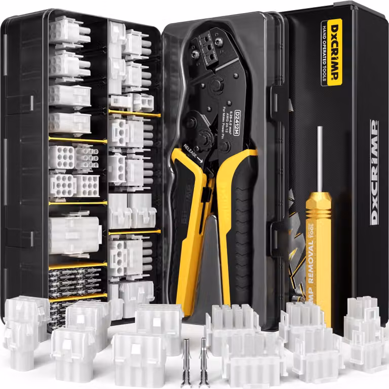 Set di utensili di crimpatura Solidchoice per connettori da 2 a 12 poli