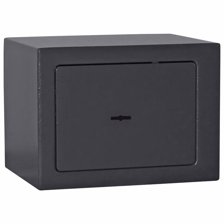 Rottner Jupiter 1 cassaforte per mobili antracite | Cassaforte con serratura a chiave | 23 x 17 x 17 cm