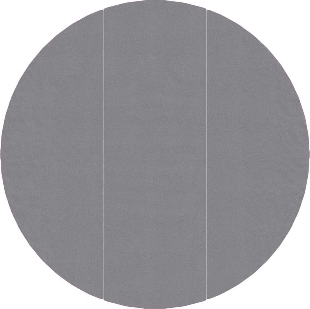 Telo Sotto Piscina Grigio Chiaro Ø396 cm Geotessile Poliestere