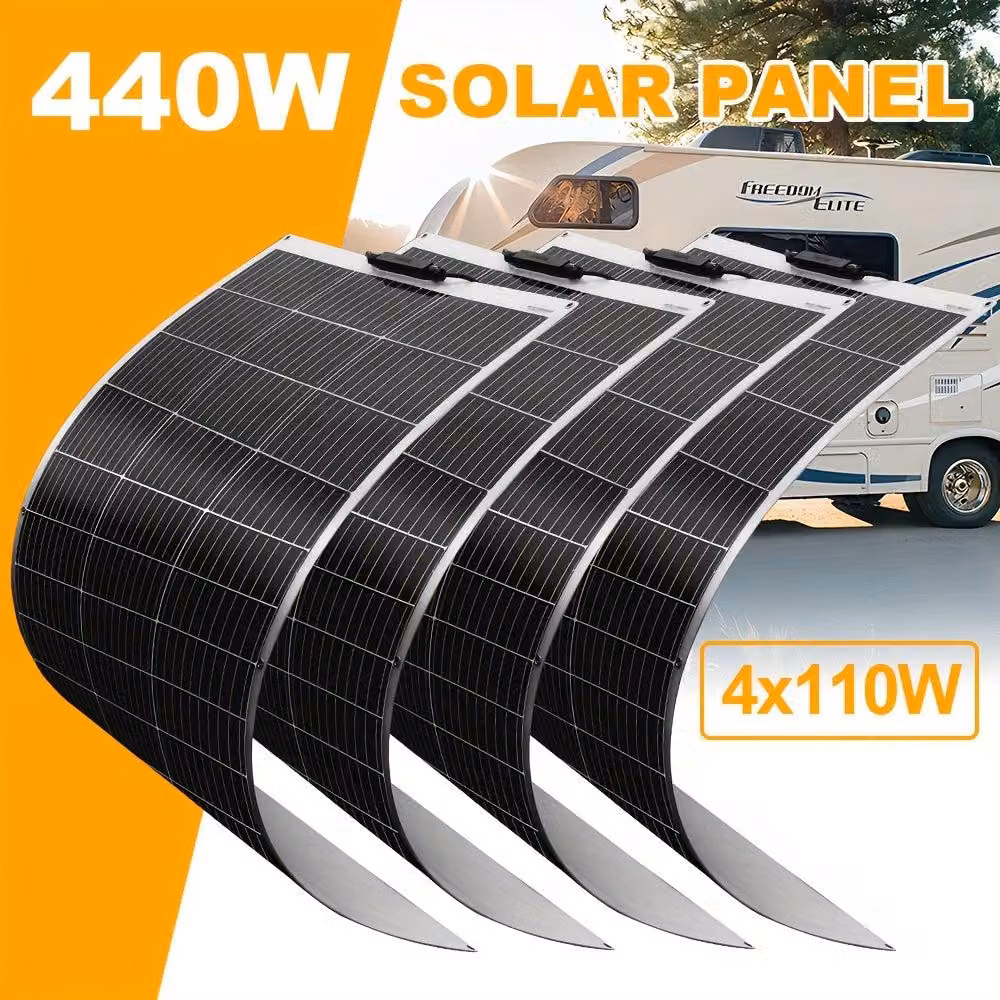 Pannello solare - Pannello fotovoltaico - Caricabatterie solare - Celle solari - Energia solare - Flessibile e leggero