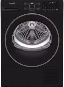 Asciugatrice a pompa di calore Hotpoint HPT 94D BBS IT, 9 kg, Classe C, colore Nero, L: 84,6 cm, P: 59,8 cm, H: 67,2 cm