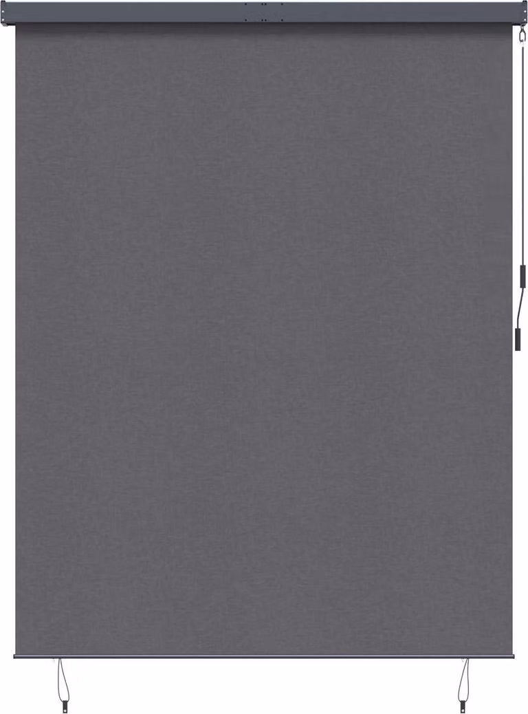 Tenda a rullo Antracite 200 x 250 cm Tessuto e Alluminio