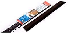 Paraspifferi adesivo rigido con spazzolino porte (1m) ALU FIX Marrone 140010