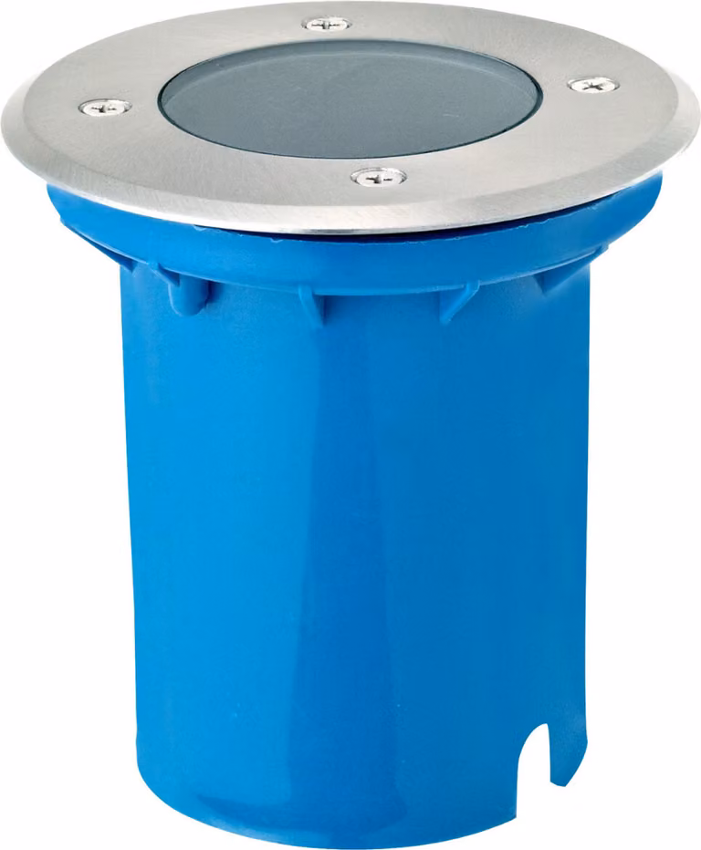 Lampada da esterno a incasso 1xGU10 rotonda satinata COMETA 209016 Polux