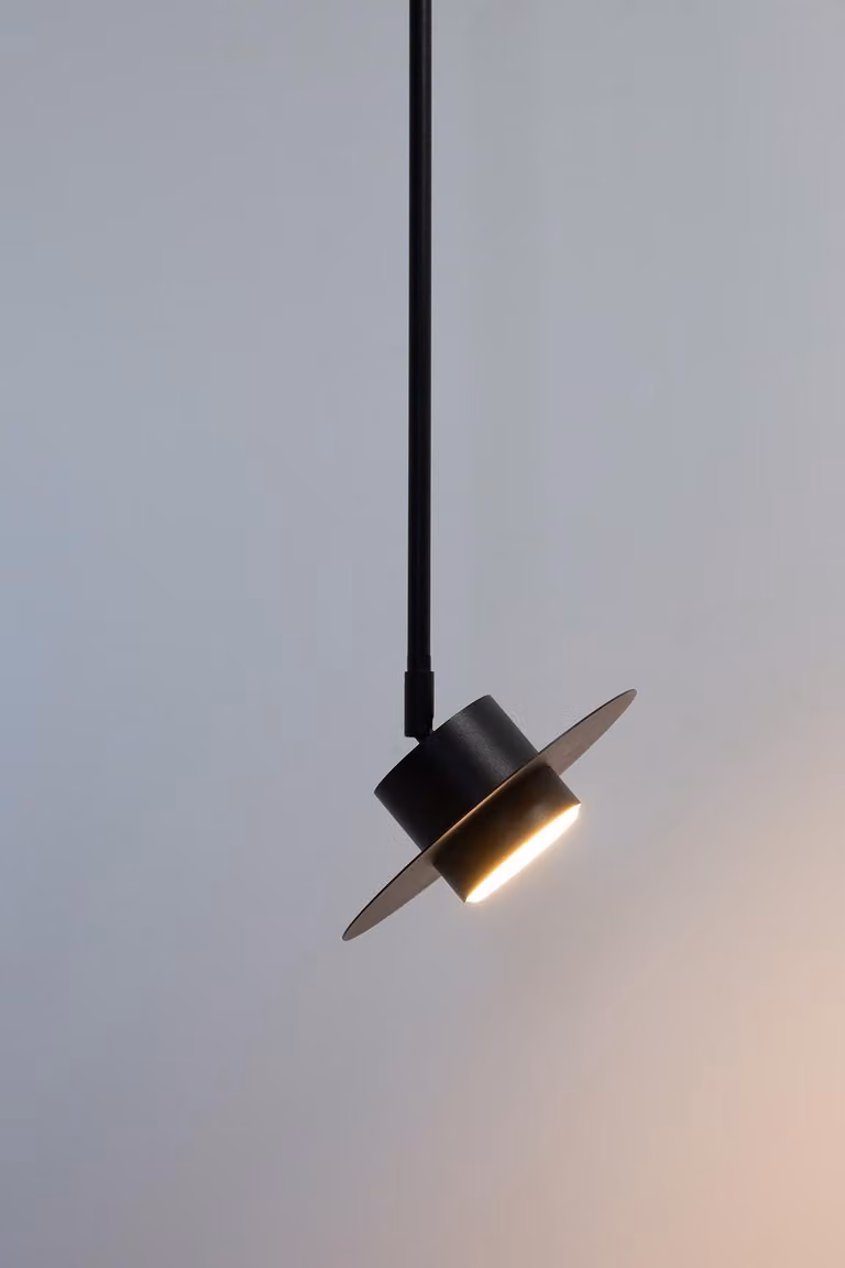 Lampada a sospensione CHARLIE nera 1xGX53x12W in metallo, dimensioni: 200x20x20 cm, IP20, Sigma Lighting