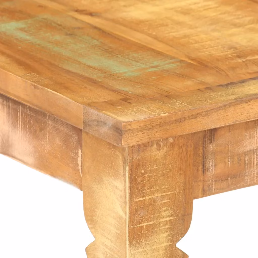 Panca vidaXL in legno massello di recupero color marrone, L 110 x P 35 x H 45 cm – 2