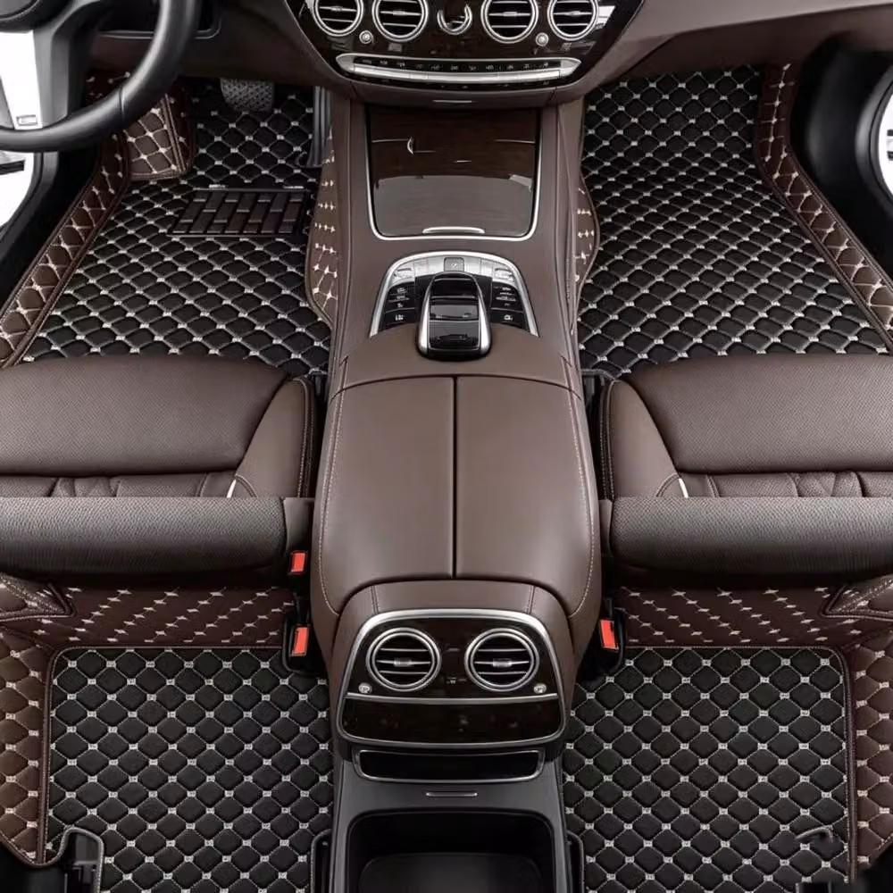Tappetini per auto, resistenti allo sporco, su misura, disponibili in 9 colori