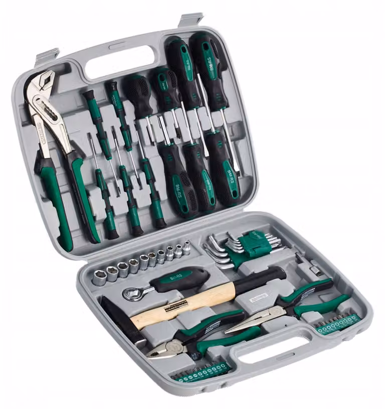 Set di attrezzi Mannesmann M29057, 57 pezzi, per il fai-da-te