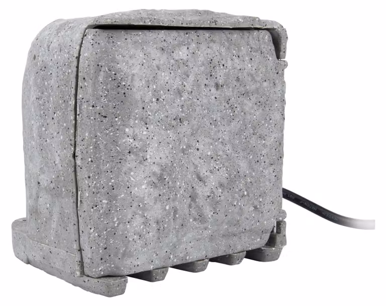 Zenitech - Steinblock 4x16A+2 interruttori, grigio, lunghezza 1,5 metri