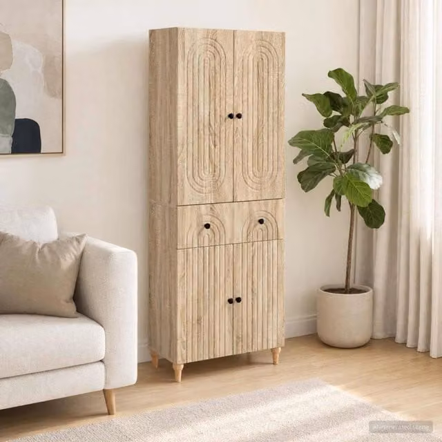 Set di armadi 2 pz Rovere Sonoma Legno ingegnerizzato 3416486