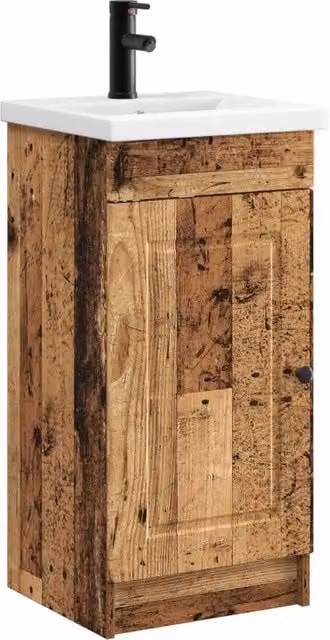 Mobile da bagno con Lavabo | Armadio Lavabo Legno antico 42 x 40 x 84,5 cm