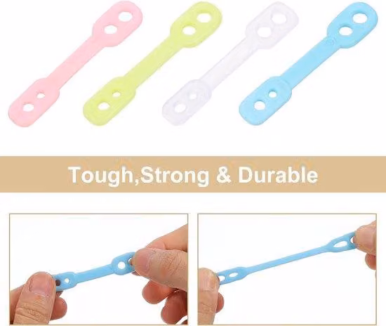 Set di 20 ganci appendiabiti, resistenti al vento, in plastica, ganci, antiscivolo, per esterni, fissaggio interno, rosa