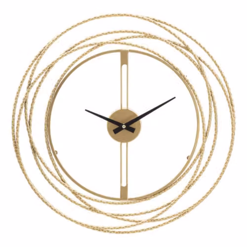 Orologi OROLOGIO DA MURO GOLD STRIPS CM Ø 50X4 Mauro Ferretti
