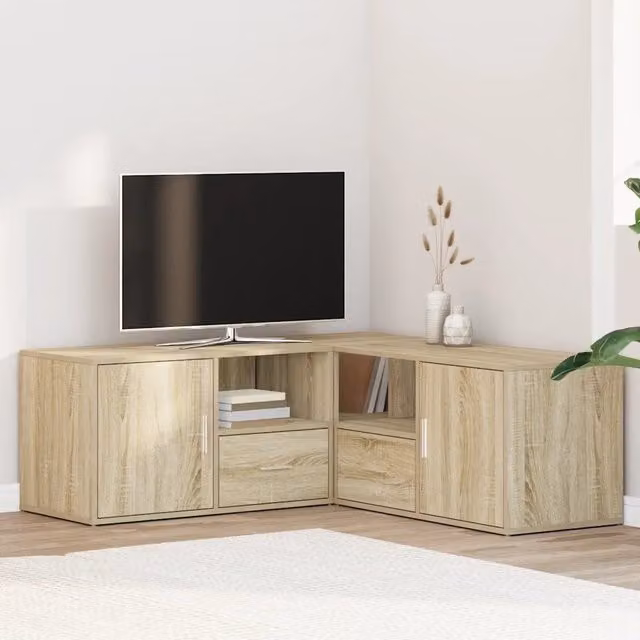 Mobile Angolare Rovere Sonoma 200x40x45 cm in Truciolato 3307830