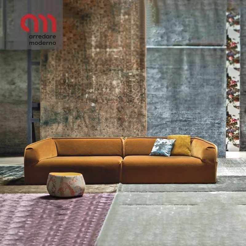 Divano M.a.s.s.a.s. Moroso 2 e 3 posti lineare