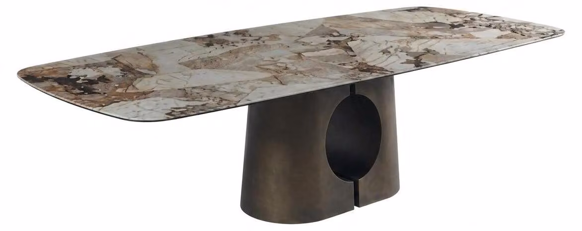 Tavoli da pranzo in Vetroceramica, vetro, metallo. Comfort, design moderno, ultime tendenze