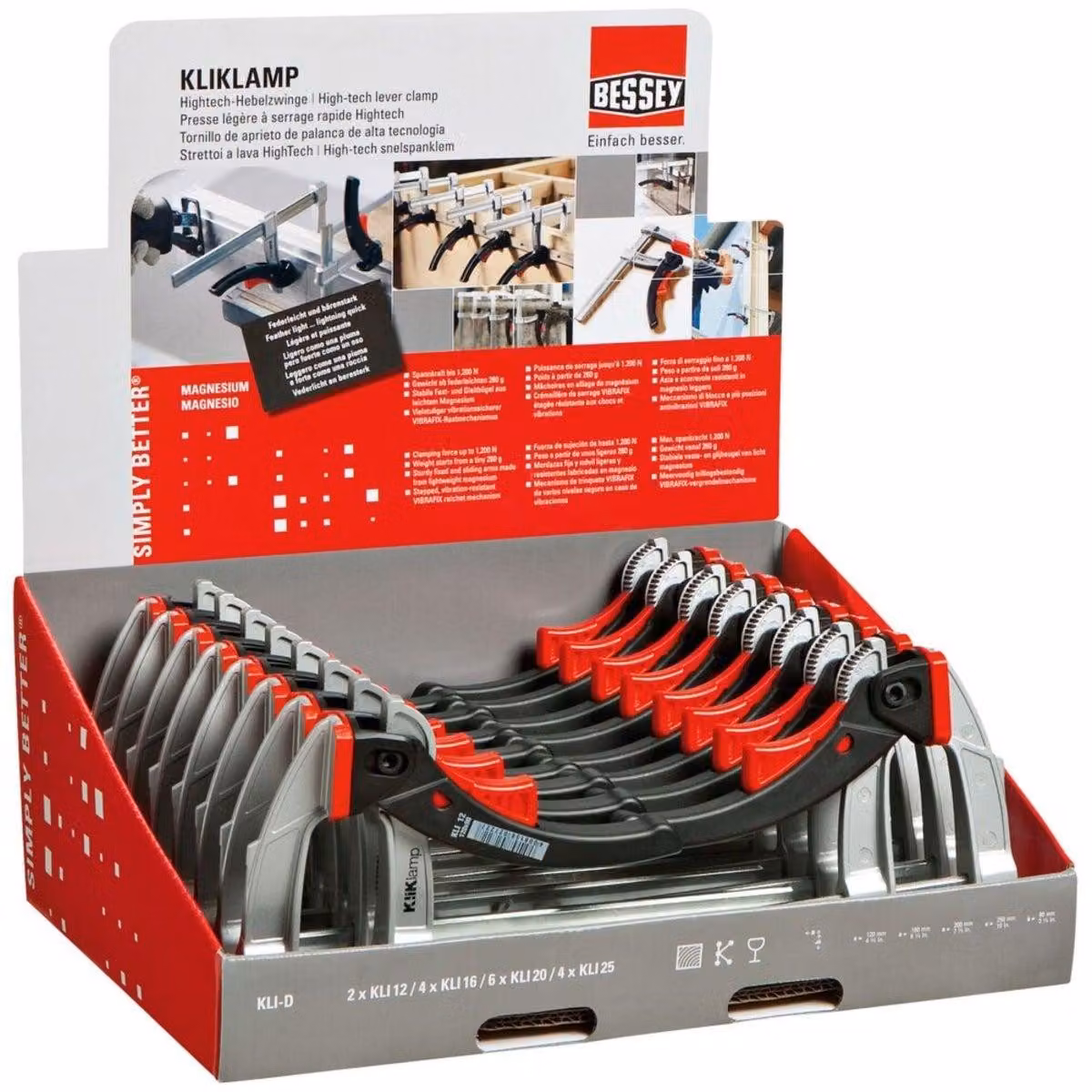 Espositore da banco Bessey KliKlamp KLI-D | KLI-D