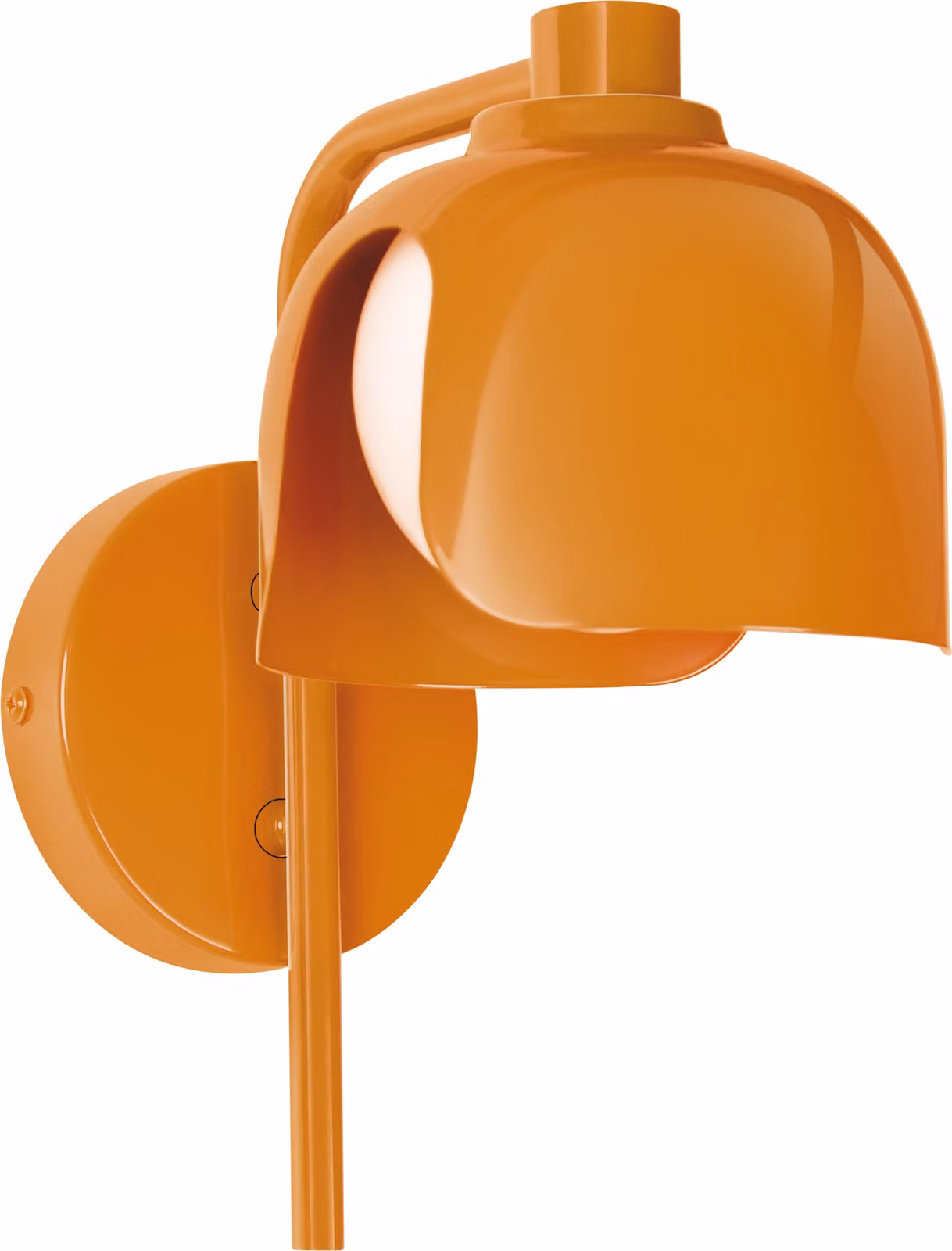 OSRAM Decor Corolle Applique da parete, vetro metallico arancione, attacco G9, cavo tessile, stile retrò