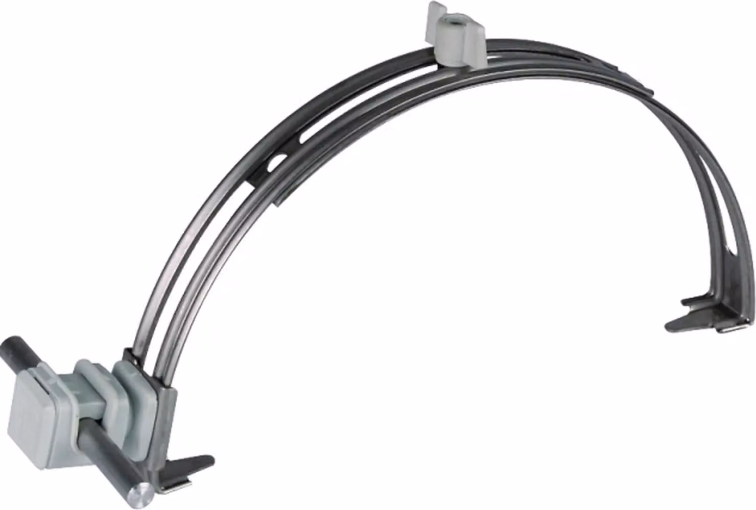 Supporto per cavi da tetto DEHN, regolabile, NIRO, con DEHNsnap, H 16 mm, K-grigio, per Rd 8 mm, 1 pz.