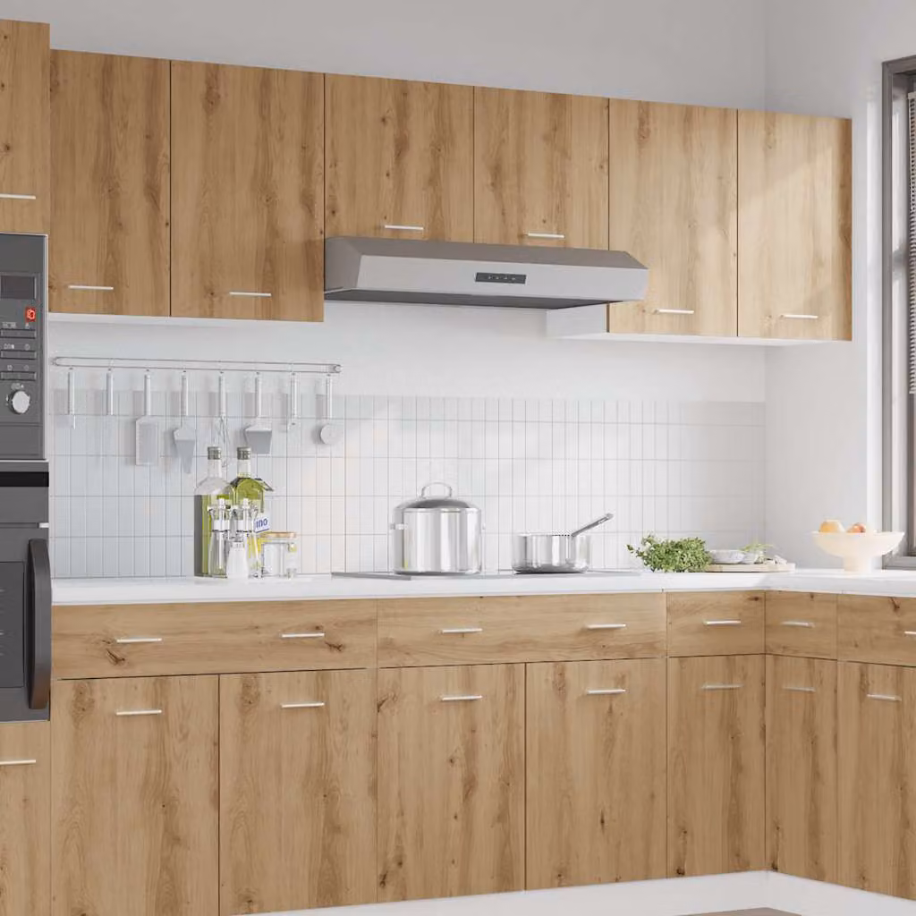 Pensile da cucina moderno vidaXL Lyon in legno color marrone L 40 cm, P 31 cm, H 60 cm