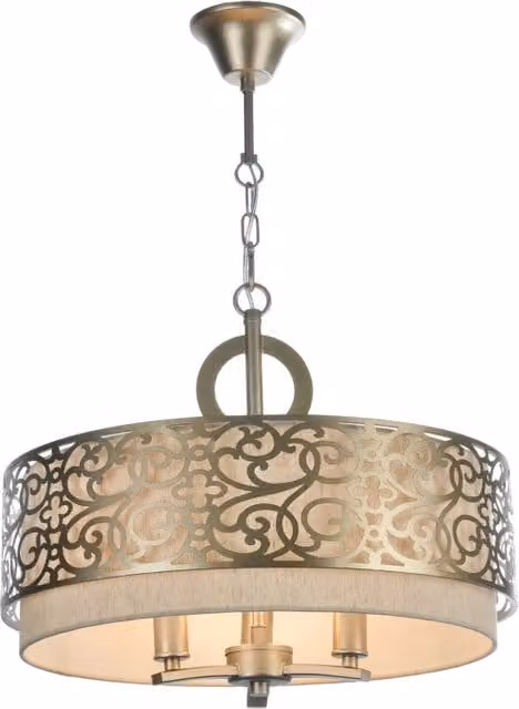Lampada pendente House in Metallo Venera Ottone