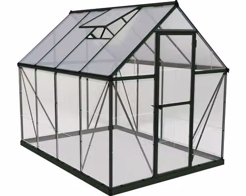 Serra Palram Hybrid, dimensioni 6x8, in alluminio, colore verde