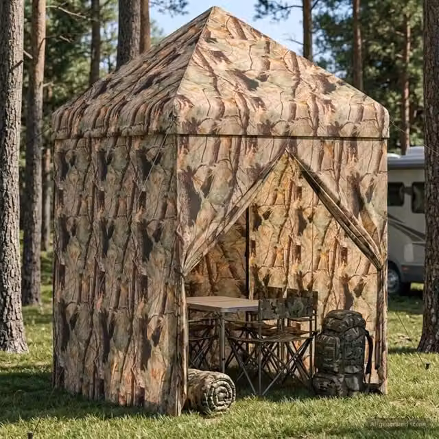 Gazebo Pop-up con 4 Pareti 3 x 3 m Mimetico Foresta 42036835
