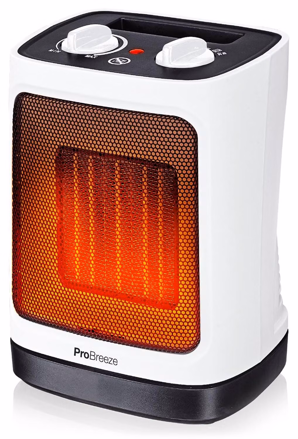 Stufetta elettrica Vetroceramica compatta - 2000 W - Dimensioni: 18,5 x 15,5 x 26 cm - Bianca - Riscaldamento elettrico