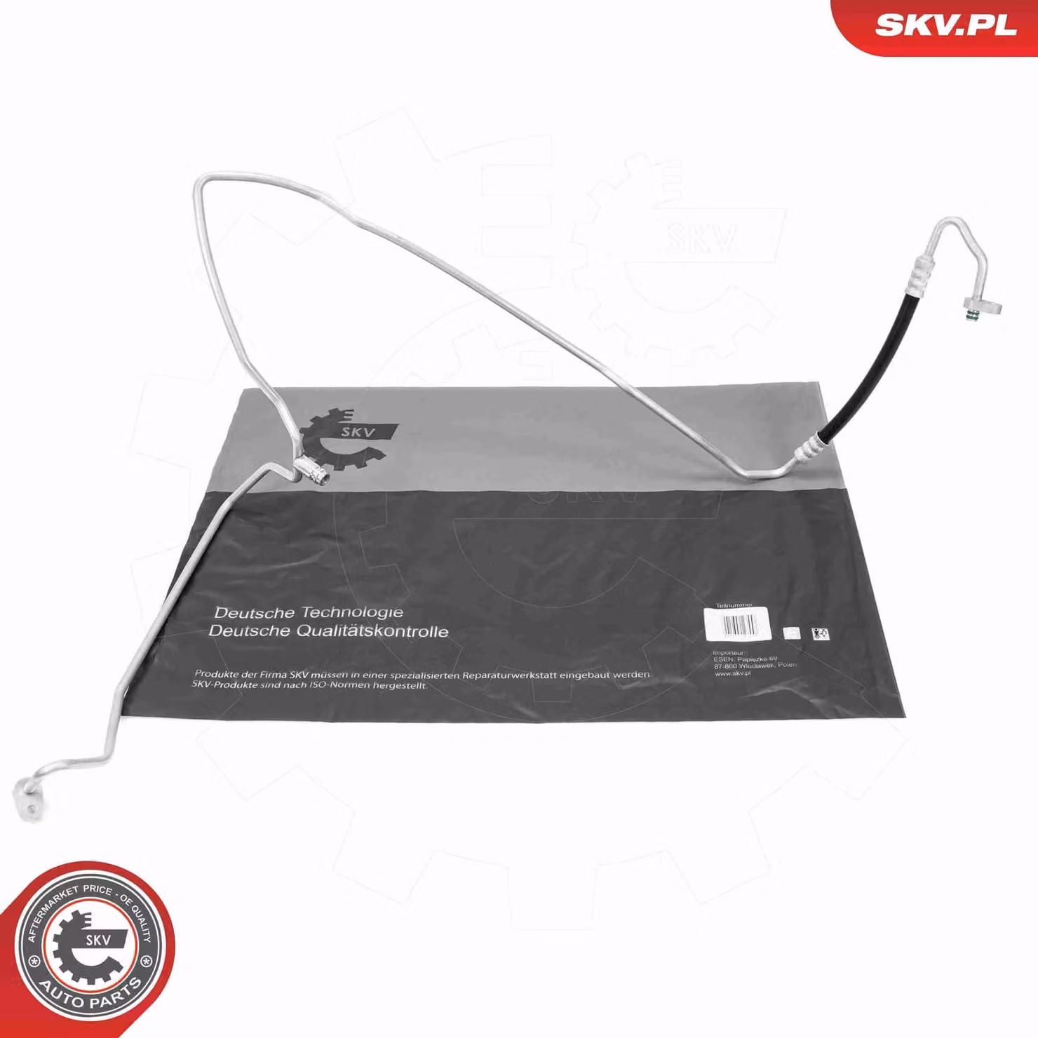 Tubo ad alta pressione e tubo a bassa pressione ESEN SKV per impianto di climatizzazione; tubo ad alta pressione 43SKV599 compatibile con PEUGEOT 407 SW (6E) 0,3 kg
