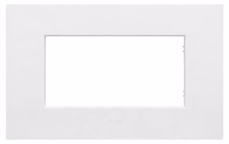 Placca In Tecnopolimero Smart Easy S44 Per Serie Civile - Colore Bianco Opaco, Numero Posti 7 Moduli