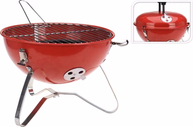 PROGARDEN Griglia a sfera portatile, diametro 37 cm, colore rosso, modello KO-C80215980