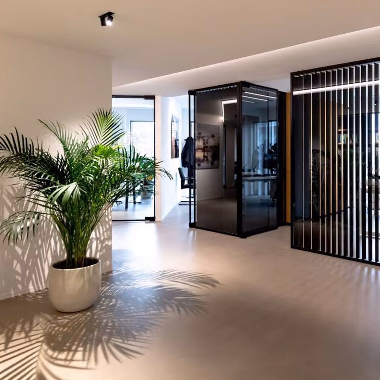 Wever & Ducré Lighting Faretto a soffitto Ceno, dimmerabile, Nero, Soggiorno / Sala da pranzo, Alluminio, Moderno, Plafoniera