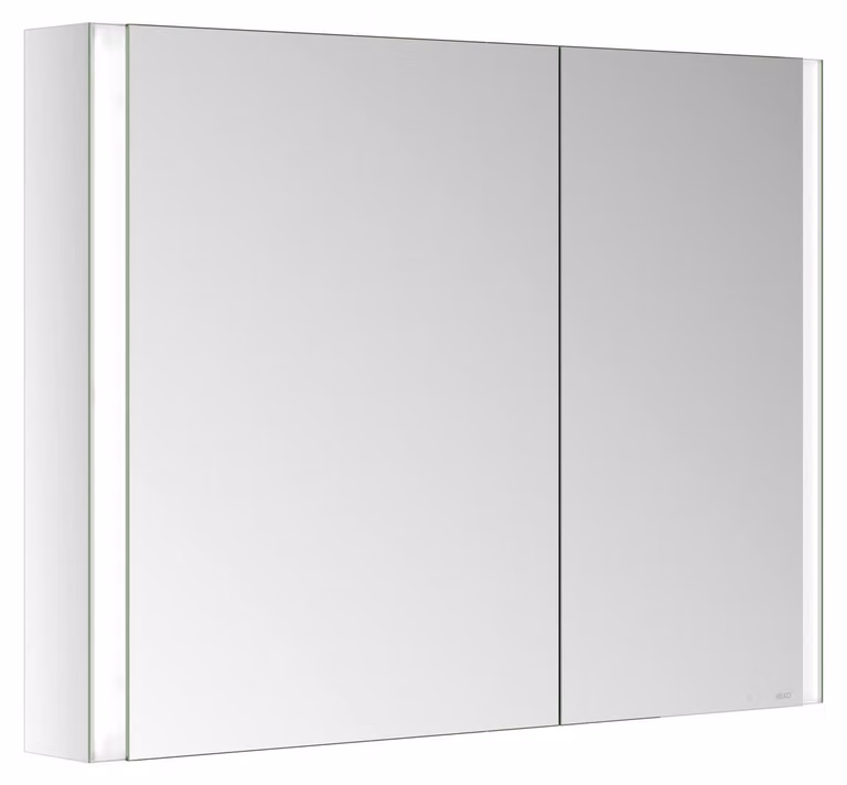 KEUCO SOMARIS Armoire de toilette murale 2 portes, asymétrique, 1000mm, 14503002200, 14503002200
