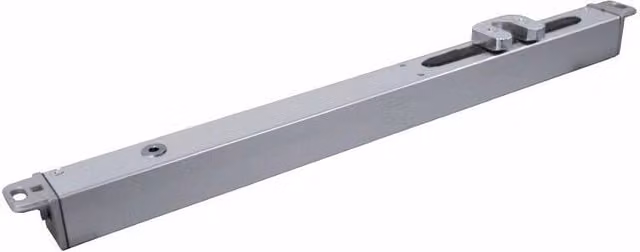 Serratura elettromeccanica Nekos K-Lock 24V 600N in alluminio grigio argento a incasso